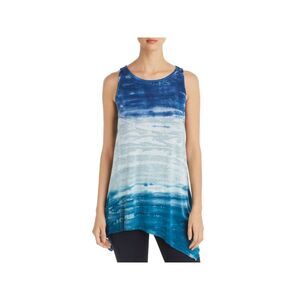 CUPIO BLUSH Womens Blue Stretch Sleeveless Scoop Neck Tank Top M